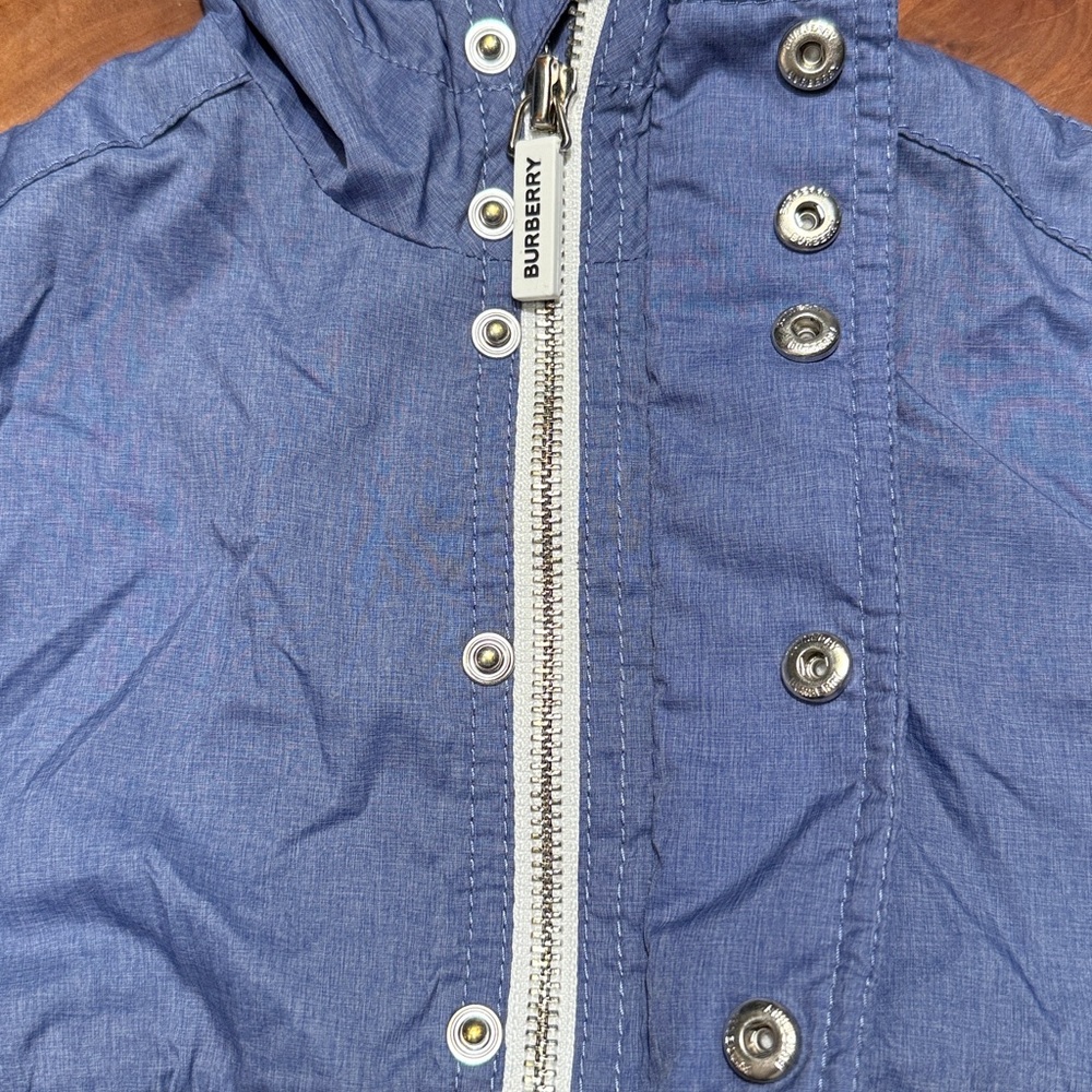 Burberry Light Blue Hooded Jacket - Picture 3 of 3